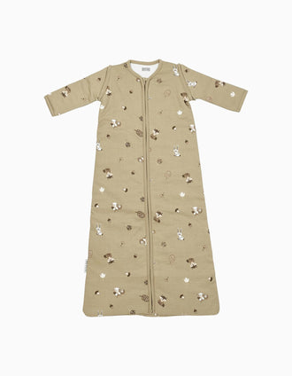 Sleeping Bag with Sleeves Meyco TOG 2.5 70 cm, Forest Animals Sand