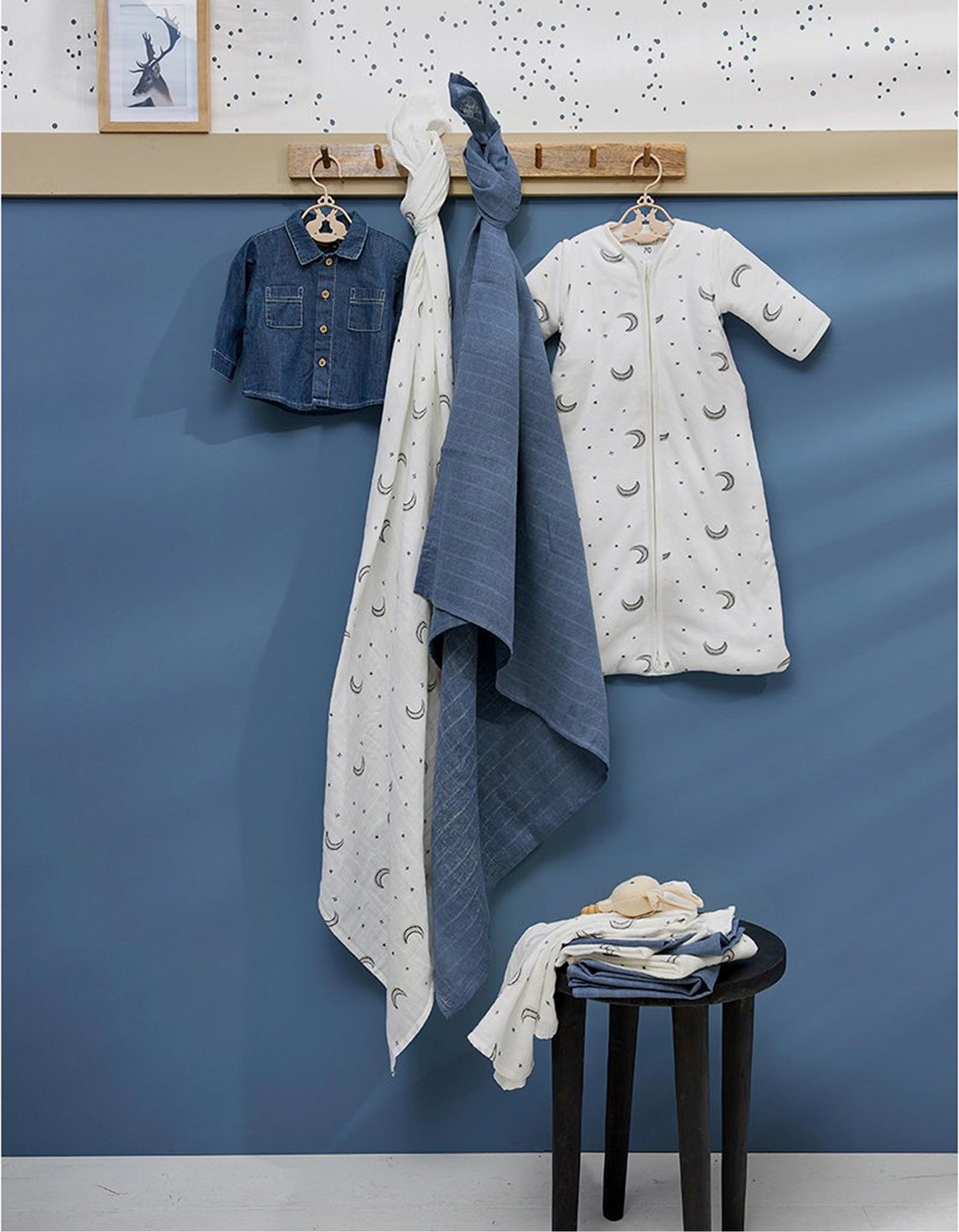 Saco de Dormir con Mangas Meyco TOG 2.5 70 cm, Moon Indigo