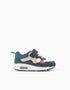 Multi-fabric trainers with non-slip sole for baby boys, multicolour
