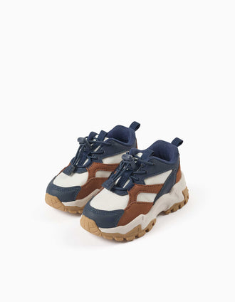Baskets à lacets reglables Superlight Runner pour bébé garçon, multicolore