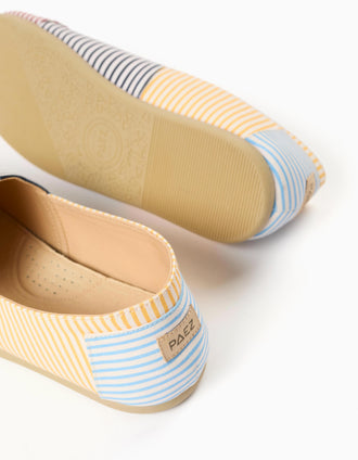 Alpercatas às riscas Zippy x Paez para adulto, multicolor