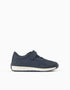 Zapatillas bajas combinadas con suela antideslizante para niño, azul oscuro