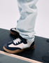 Trainers with non-slip rubber sole for boys, blue/beige/white
