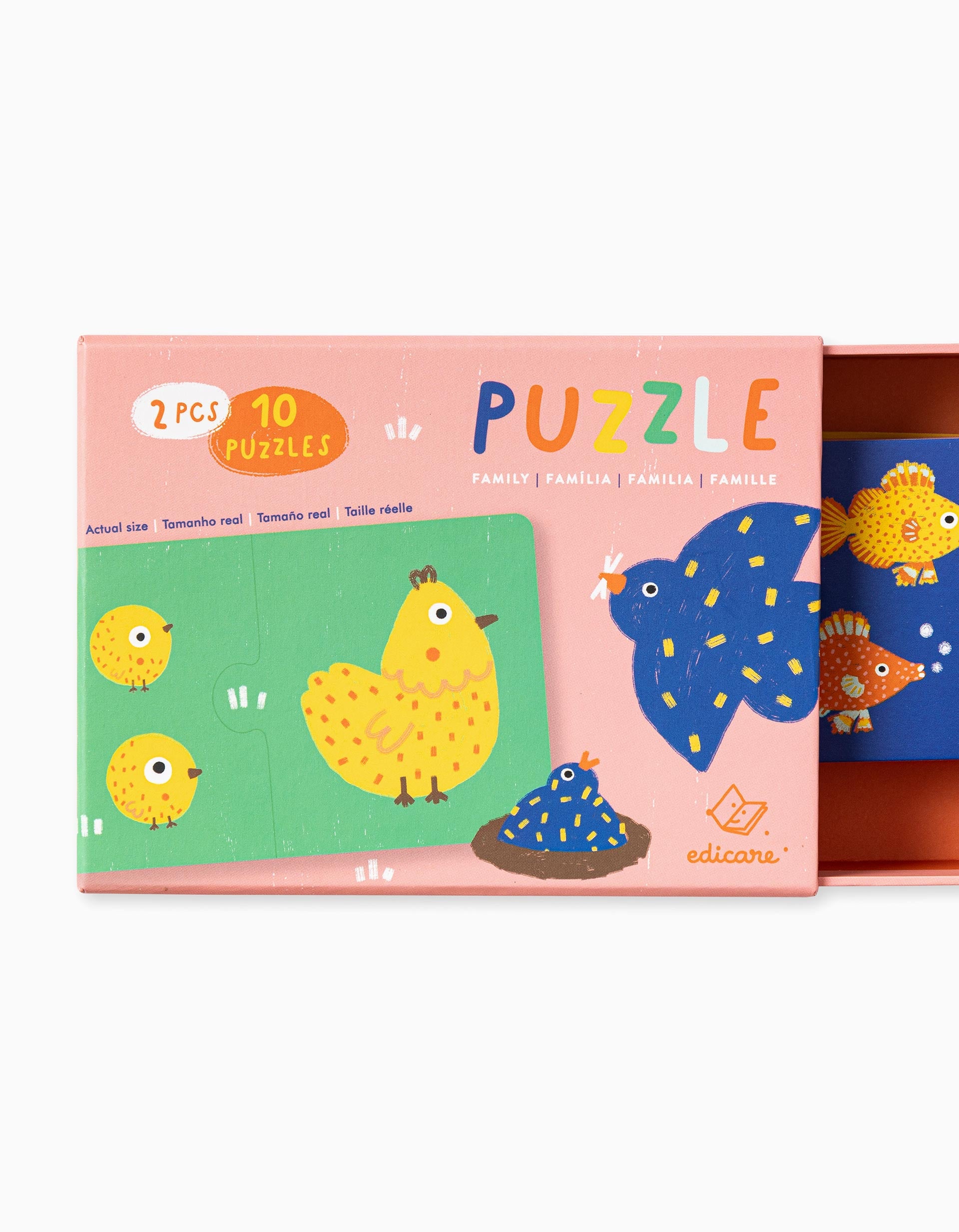 Family Puzzle 2pcs 2Y+, Edicare