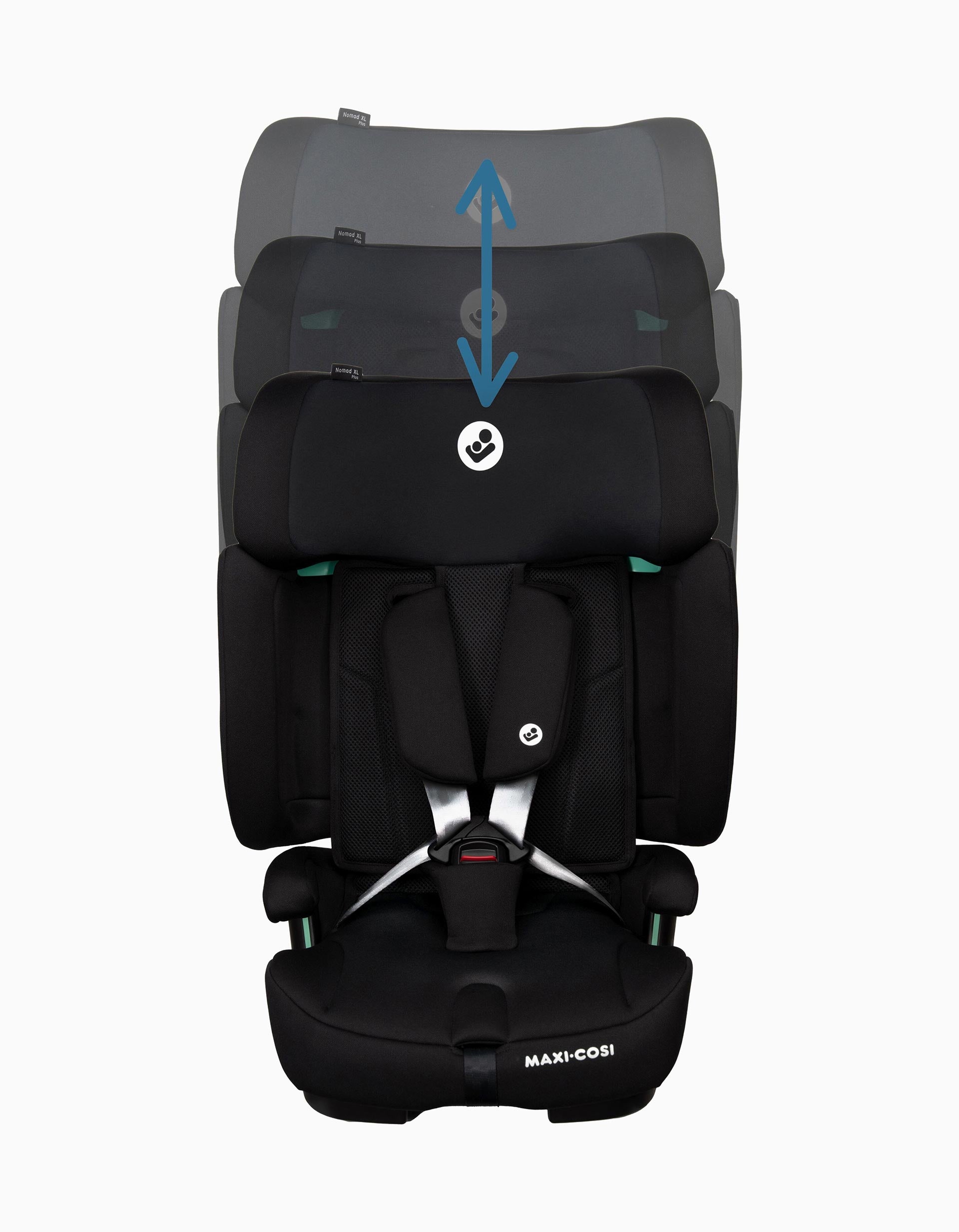 Silla de Coche Nomad XL Maxi Cosi (76-150), Negro