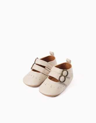 Babies pré-marche à scratch pour nouveau-née, beige clair