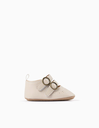 Babies pré-marche à scratch pour nouveau-née, beige clair
