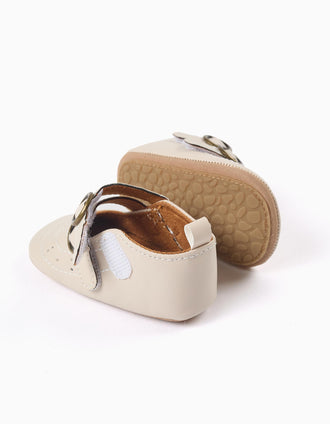 Babies pré-marche à scratch pour nouveau-née, beige clair