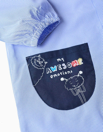 Pack de 2 batas escolares com os Monstros das Emoções para menino, azul