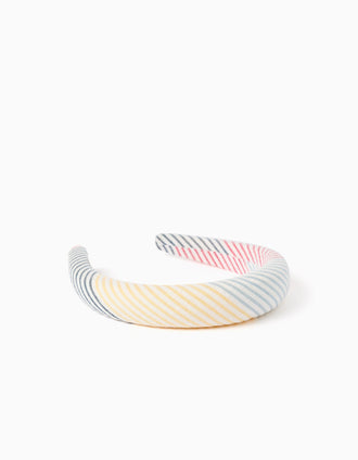 Bandolete acolchoada às riscas You&Me para menina, vermelho/azul/amarelo