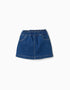 Jupe en jean avec 4 poches pour bébé fille, bleu foncé