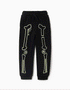 Pantalon de jogging à imprimé qui brille dans le noir pour garçon, noir