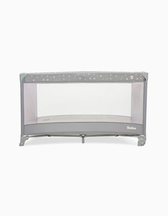 Travel Cot Baleares Asalvo, Grey