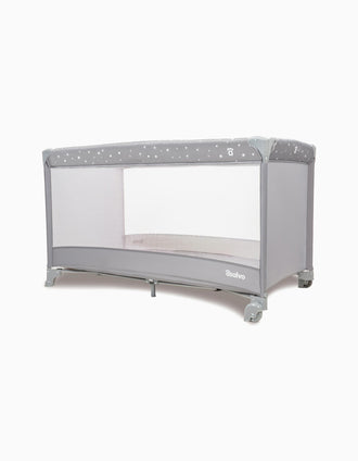 Travel Cot Baleares Asalvo, Grey