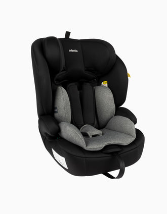 Silla de Coche I-Size Infantia (76-150 cm), Negro/Gris