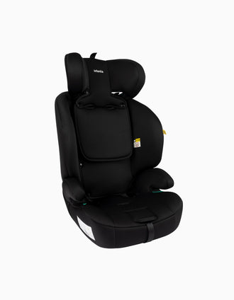 Silla de Coche I-Size Infantia (76-150 cm), Negro/Gris