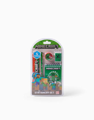 Set de papeterie Minecraft pour garçon, 4A+