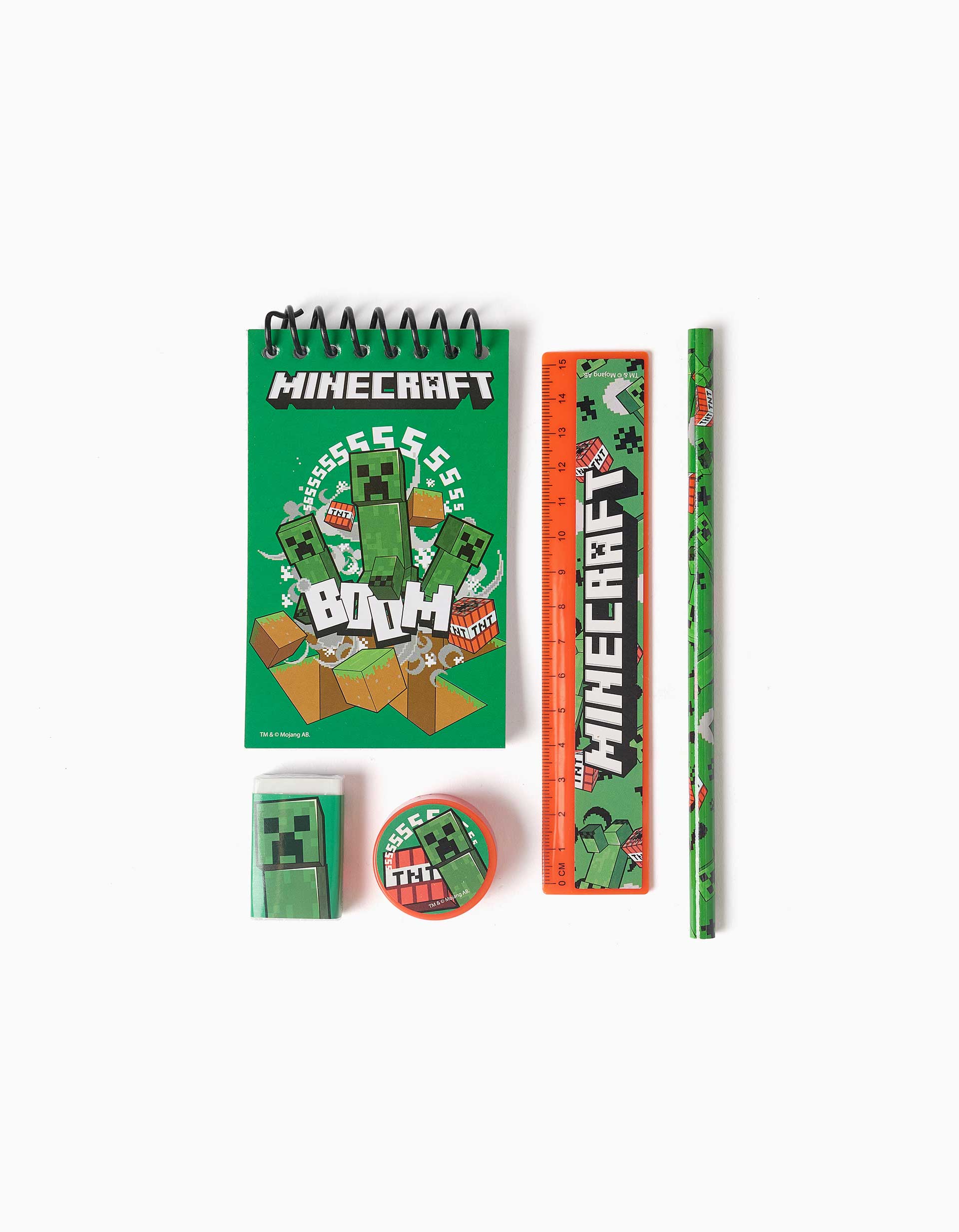 Set de papeterie Minecraft pour garçon, 4A+