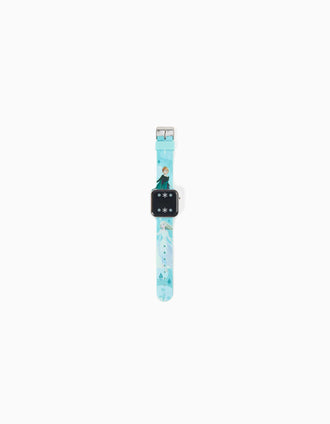 Relógio LED Disney Frozen para criança, azul