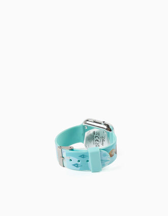 Relógio LED Disney Frozen para criança, azul