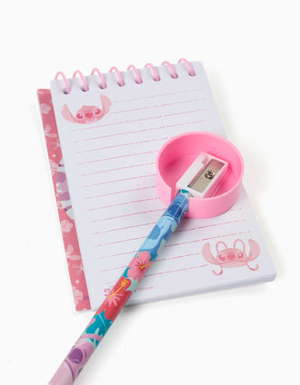 Stationery set Disney Stitch and Angel for girls, 4Y+