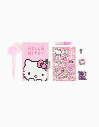 Coffret journal intime et accessoires Hello Kitty pour fille 3A+, rose