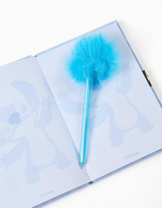 Conjunto de diario y accesorios Stitch para niña 3A+, azul
