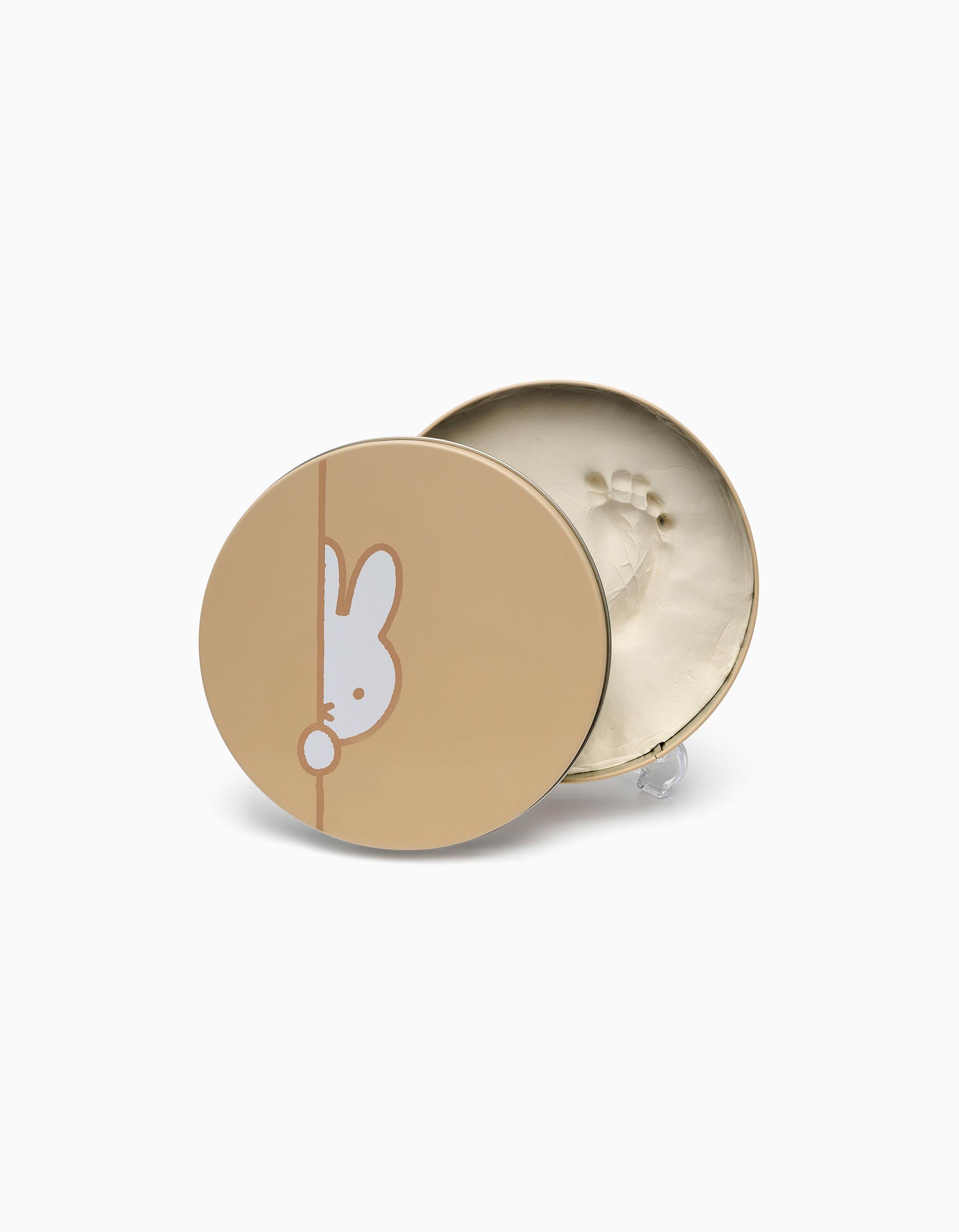 Lata de Arcilla Redonda para Huella de Mano Miffy Dooky