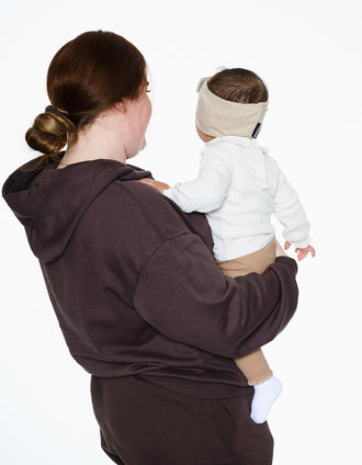 Diadema Protectora de Oídos para Bebés Dooky 0-6M, Beige
