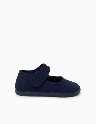 Merceditas Barefoot Pisamonas para bebé y niña, azul oscuro