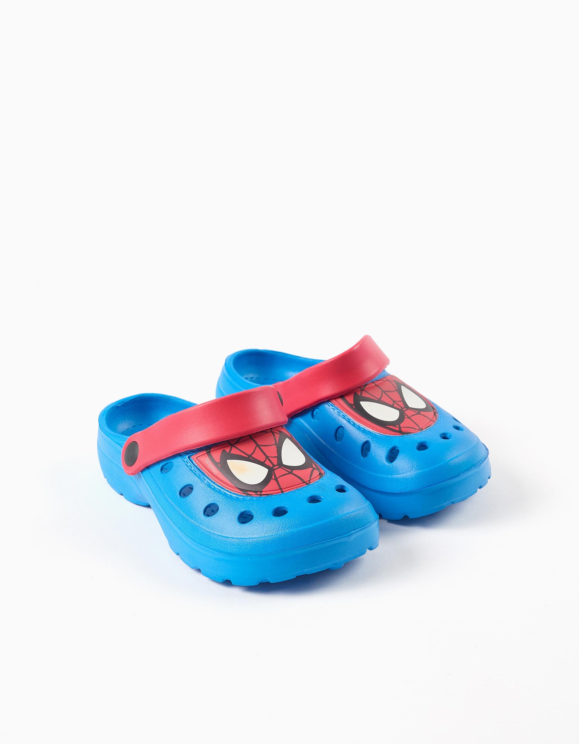 Clogs em EVA com estampado do Spider-Man para menino, azul/vermelho