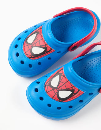 Zuecos de EVA con estampado de Spider-Man para niño, azul/rojo