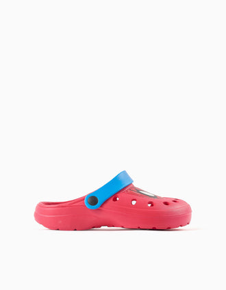 Zuecos de EVA con estampado de Spider-Man para niño, rojo/azul