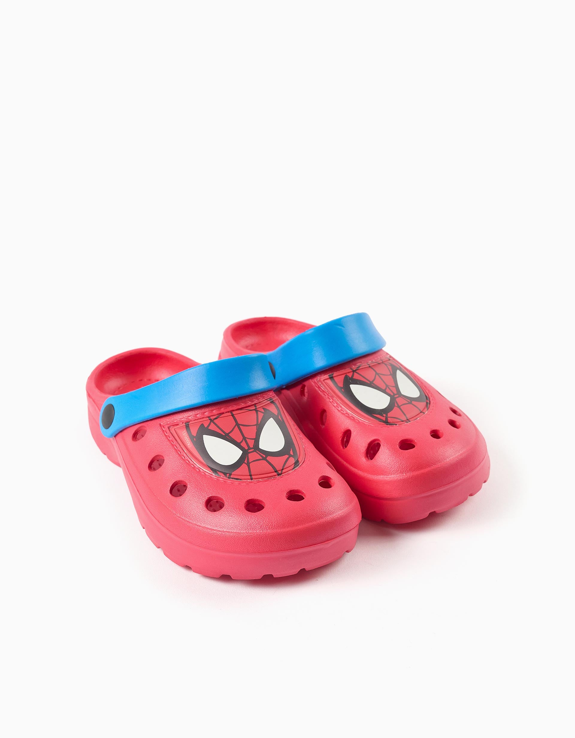 Clogs em EVA com estampado do Spider-Man para menino, vermelho/azul