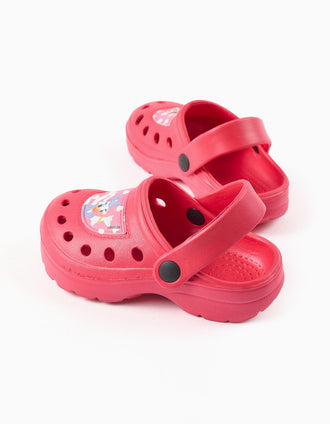 Sabots en EVA avec imprimé Minnie et Daisy pour fille, rouge