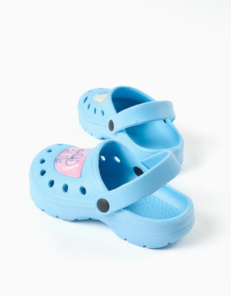 Sabots en EVA avec imprimé Stitch et Angel pour fille, bleu clair