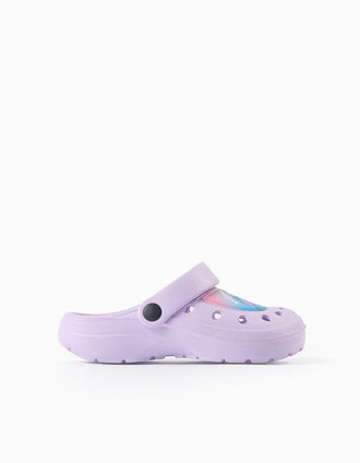 Sabots en EVA avec imprimé Stitch et Angel pour fille, lilas