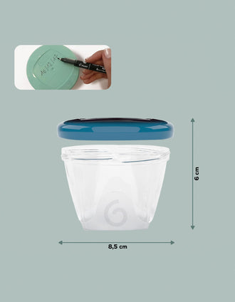 Pack of 6 Containers 180 ml Babymoov