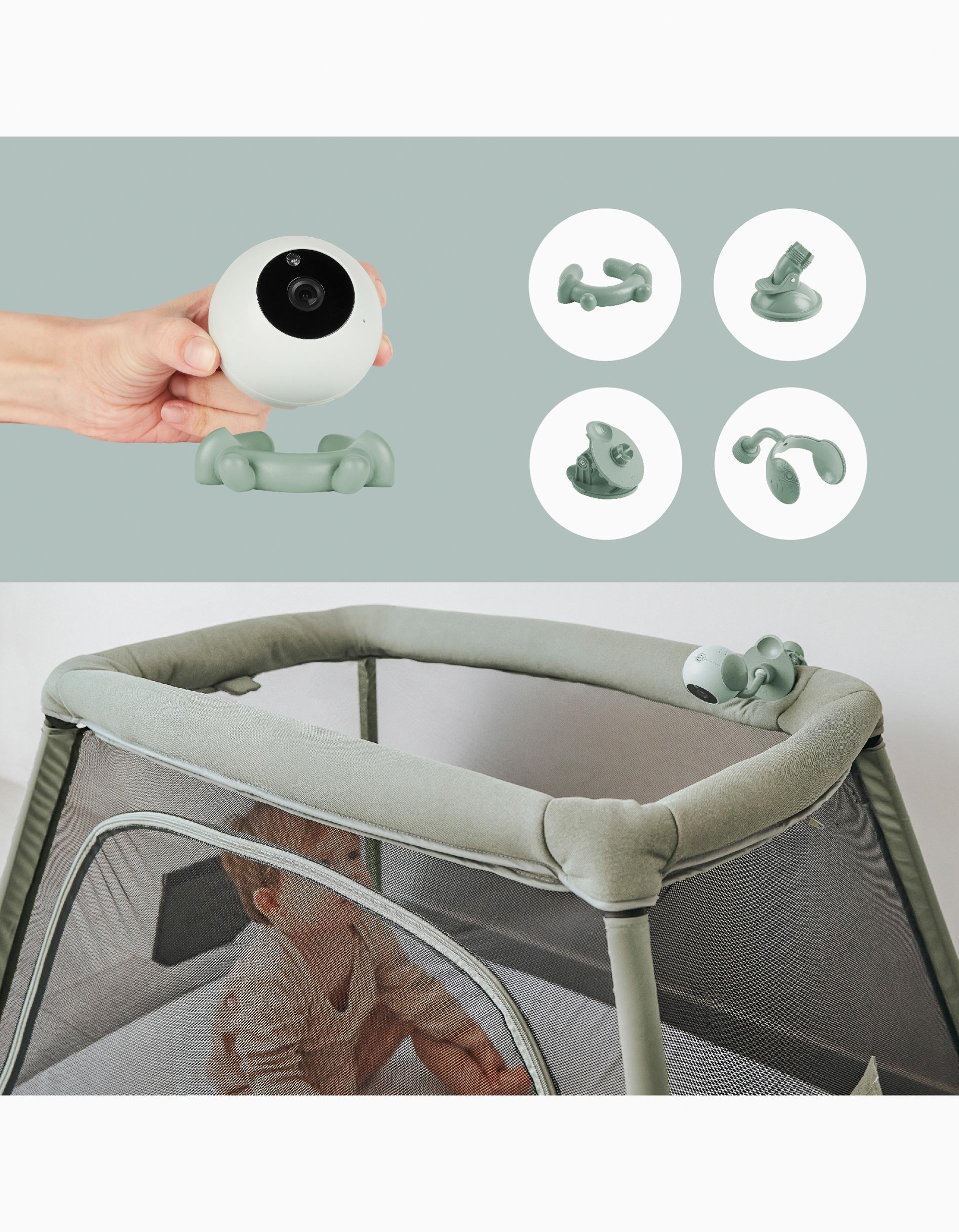 Digital Video Baby Monitor Yoo Go + HD 5'' Babymoov