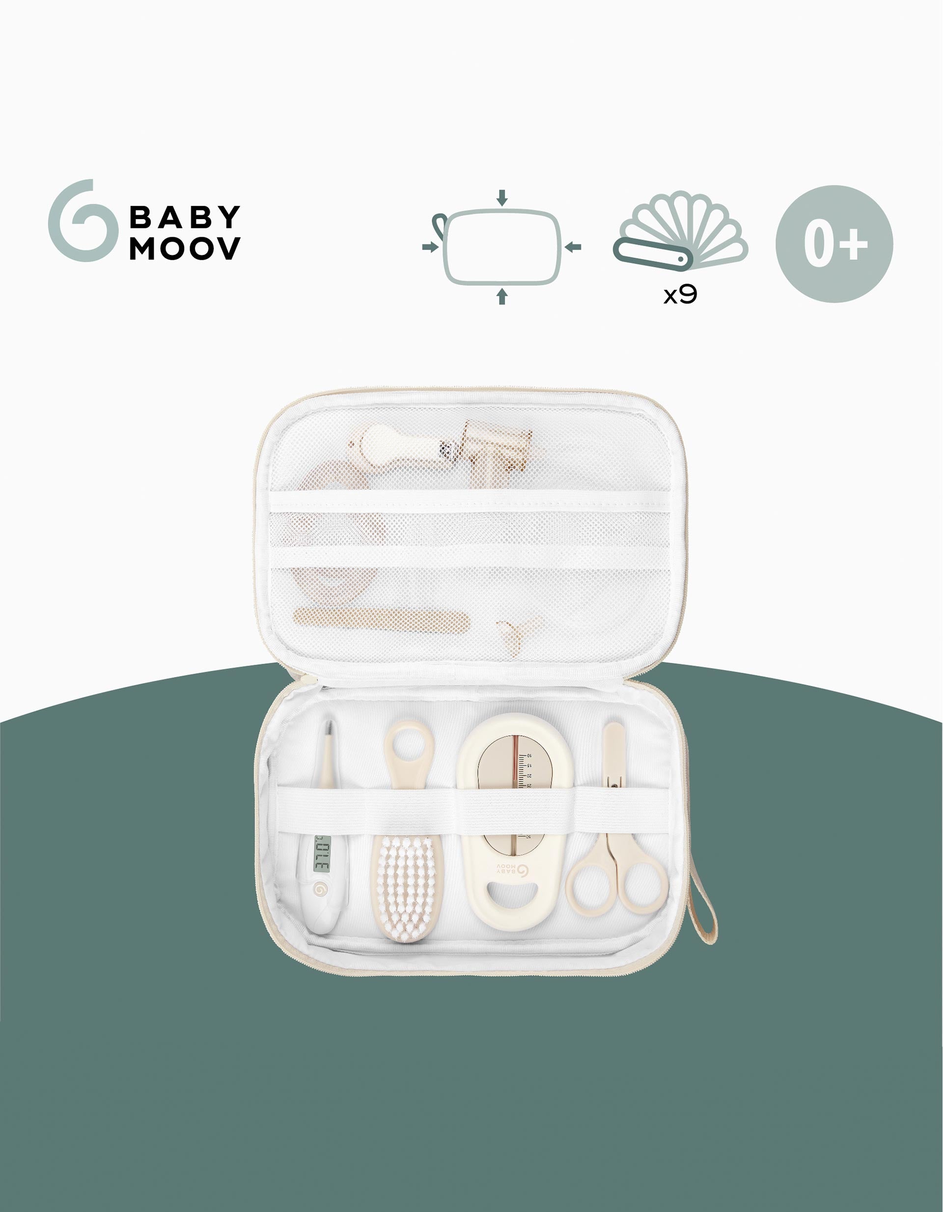 Babymoov Hygiene Set 9pcs, Sand