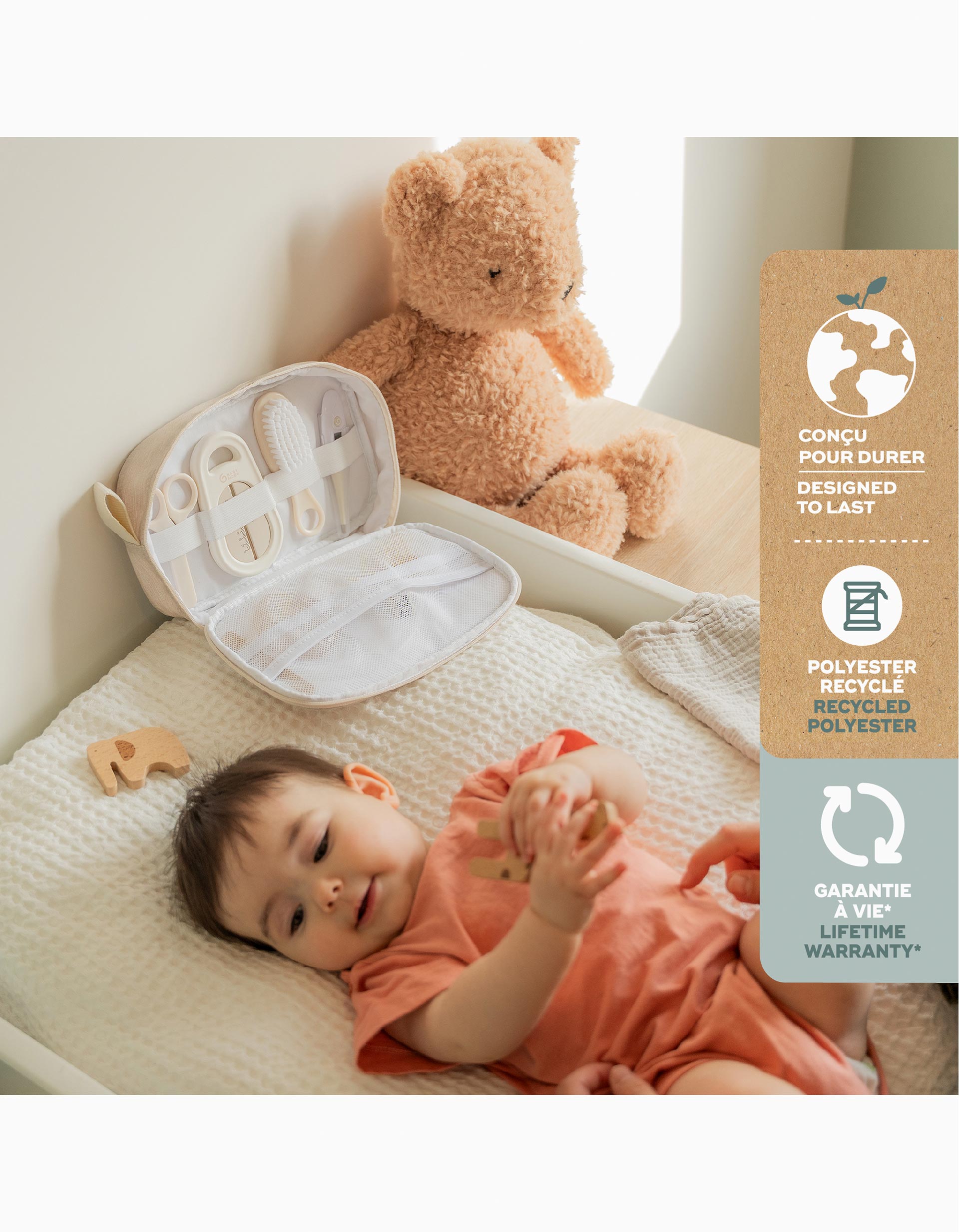 Babymoov Hygiene Set 9pcs, Sand