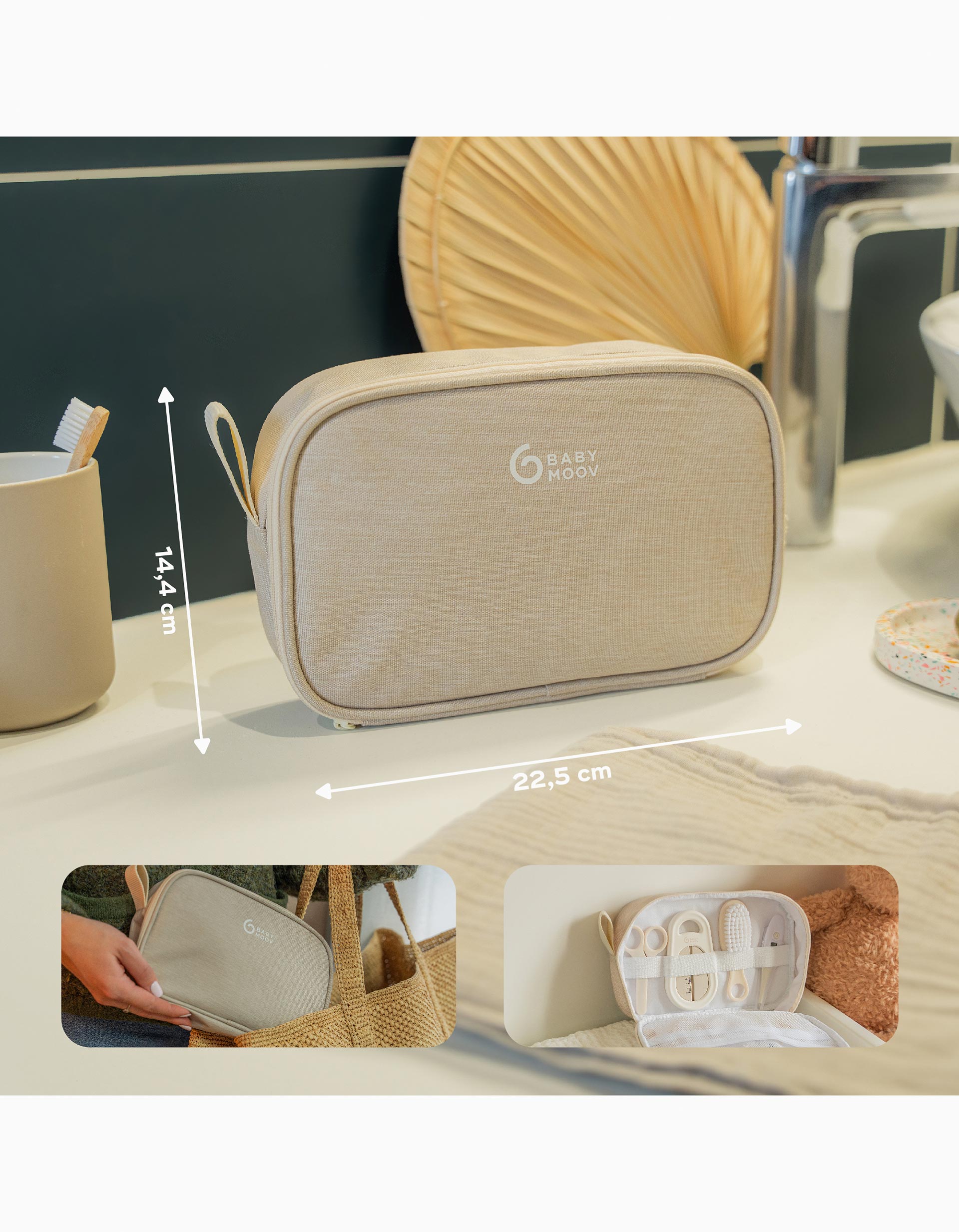 Babymoov Hygiene Set 9pcs, Sand