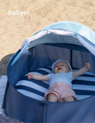 2-in-1 Anti-UV Tent and Playpen Babymoov 0M+, Navy
