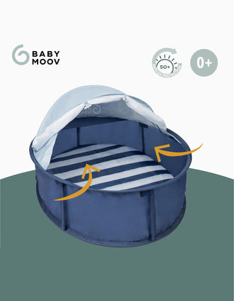 2-in-1 Anti-UV Tent and Playpen Babymoov 0M+, Navy