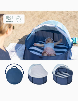 2-in-1 Anti-UV Tent and Playpen Babymoov 0M+, Navy