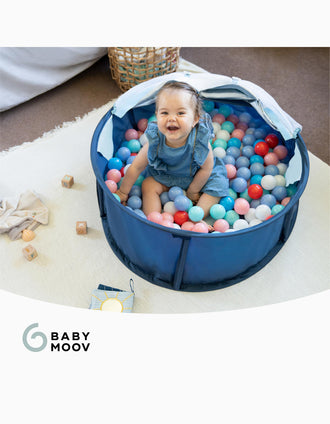 2-in-1 Anti-UV Tent and Playpen Babymoov 0M+, Navy