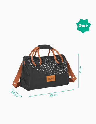 Bolso Cambiador con Colchoneta Portátil Pocketstyle Badabulle, Negro