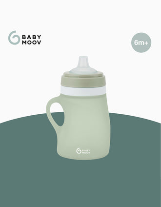 Biberón Ergonómico de Silicona 150 Ml Babymoov, 6M+