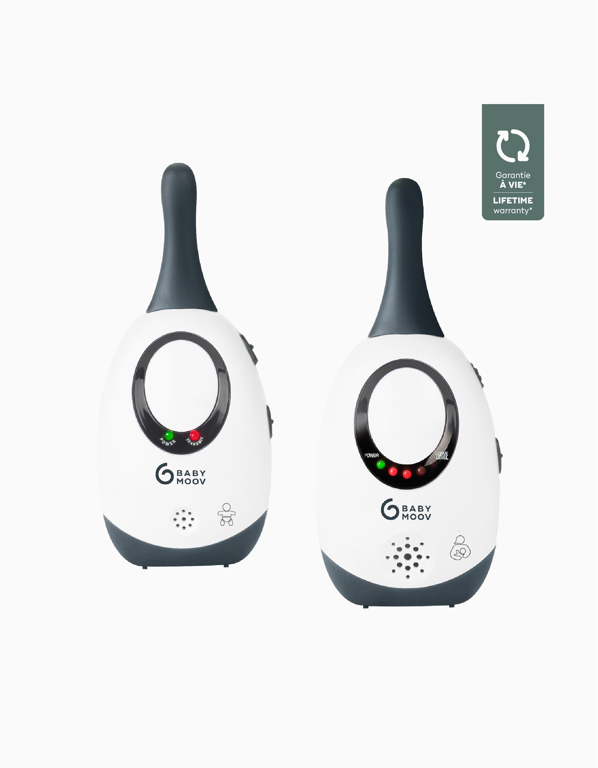 Pack of 2 Audio Baby Monitors Simple Care 300m Babymoov