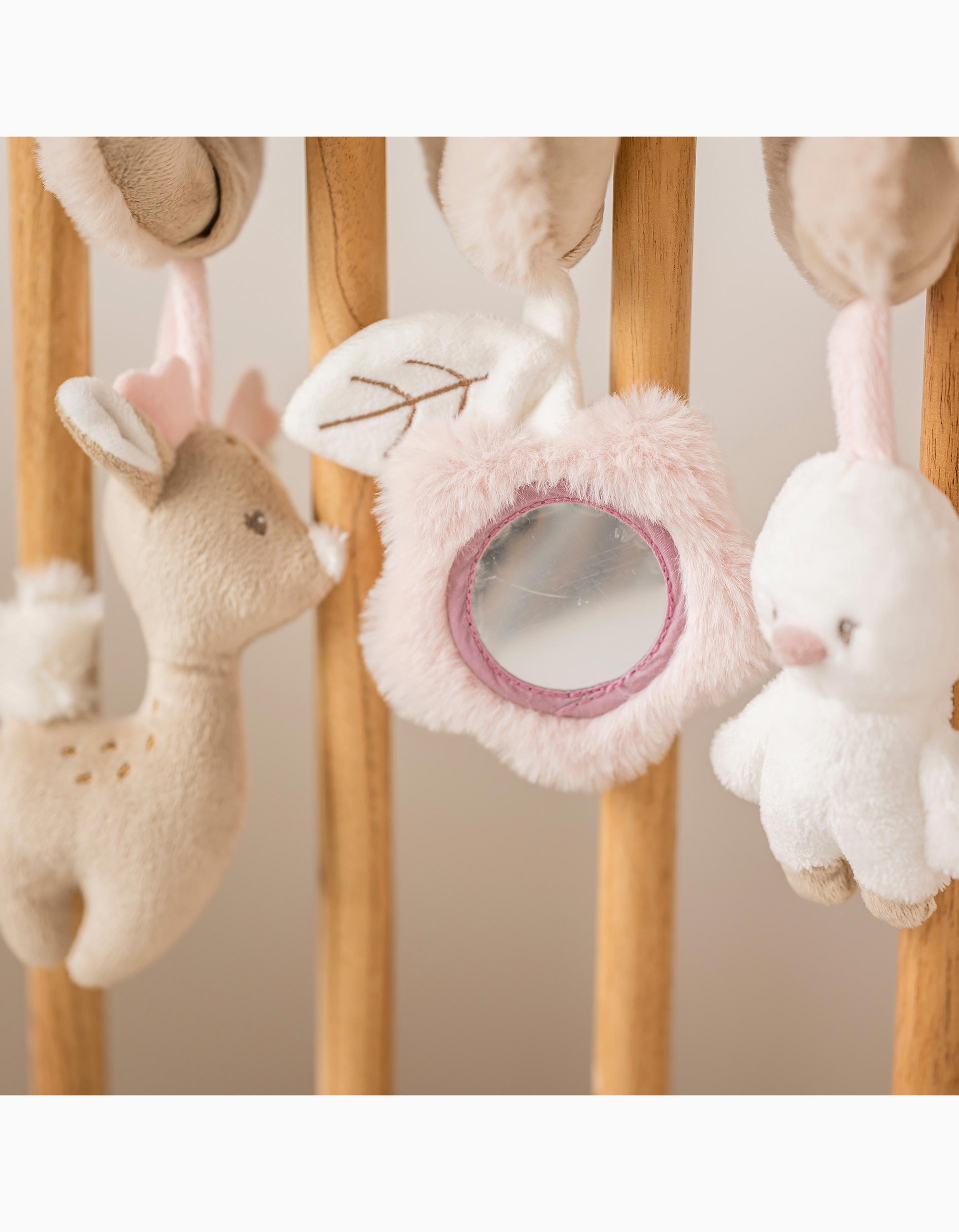 Espiral de Atividades 28 cm Nattou 0M+, Bege